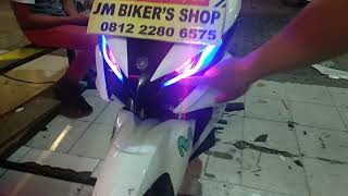 tutorial cara memasang lampu kolong jupiter mx untuk pemula