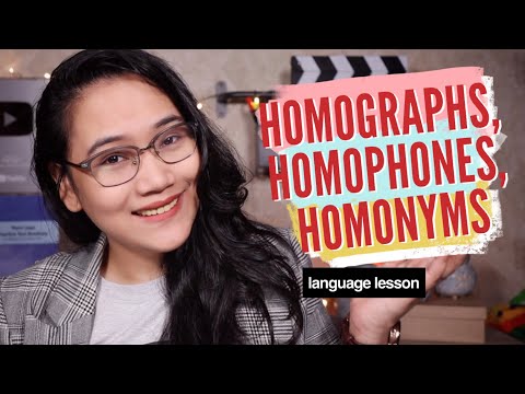 Video: Ano ang homophone para sa iyo?