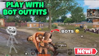 Metro Royale Play With Bot Outfits Trolling Enemies 🤭 / PUBG METRO ROYALE CHAPTER 5