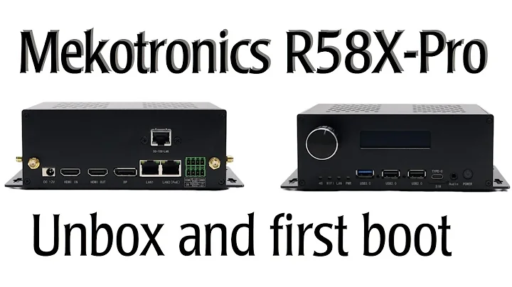 Mekotronics R58X Pro Unbox and first boot / Most maxed out RK3588 I've seen