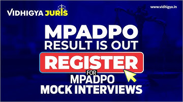 MPADPO Result is Out Register for MPADPO Mock Interiew