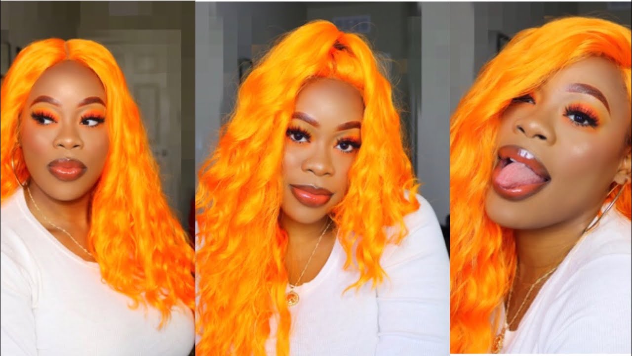 TO MUCH ORANGE! |  Harlem125 Synthetic Hair Lace Front Wig LSD31| SamsBeauty