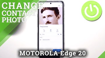 How to Add Photo to Contact on MOTOROLA Edge 20 – Personalize Contact Profile
