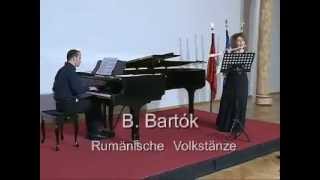 B. Bartók: Romanian Folk Dances. Flute: Anna-Majlinda Spiro, Piano: Amir Xhakoviq