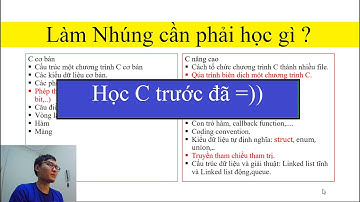 Làm Embedded cần học gì ? Học C trước đã =)))