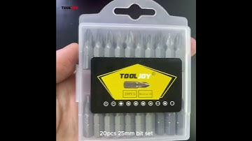 20pcs 25mm bit set #screwdriverset #screwfactory #tools #screwmanufacture#screwdriver bits#tooljoy