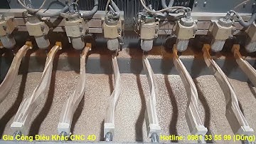 Gia Công Điêu Khắc CNC 4D Số Lượng Lớn, Giá Rẻ | Gia Công CNC Bằng Máy CNC 4 Trục