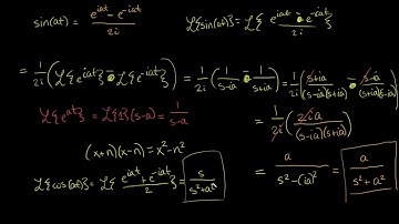 Differential Equations: Laplace Transform of Sines and Cosines