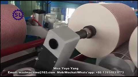 Paper Straw Paper Strip Slitting Rewinding Machine