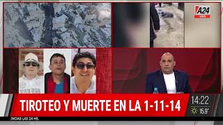 🚨 Tiroteo y muerte de un boliviano en la 1-11-14