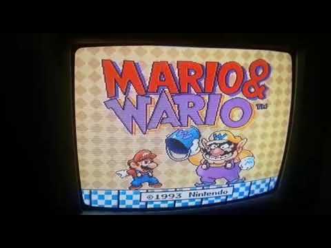 Mario & Wario JAP  ORIGINAL Super Famicom   Super Nintendo   SNES   Super NES