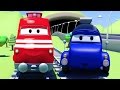 Troy el Tren y el camión cisterna en Auto City | Dibujos animados para niños