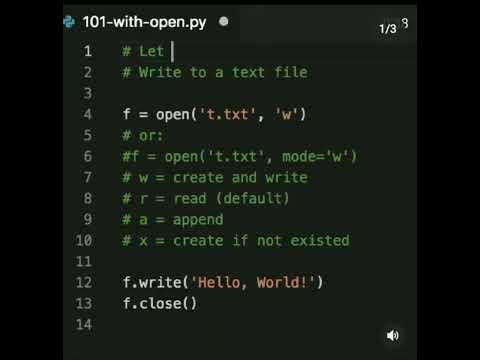 The "with" keyword in Python allows you to simplify some code | Python ...