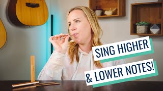 Increase your range with the Singing / Straw (Sing higher & lower notes!)