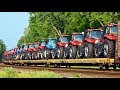 Tractors on a Train a Train Meet and More