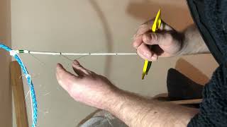 Celebrity How to rig nets- setting out and stitching on the gill. Tangle and gill nets. Beach boat sea fishing Wealth