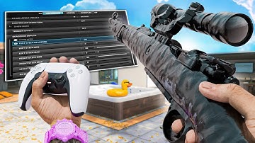 The BEST CONTROLLER SNIPING Settings on MW3!🎮👑