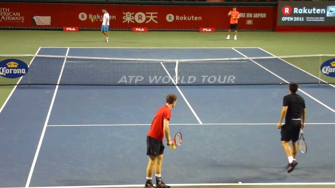 アンディ マレー Andy Murray Serving Practice Rakuten Open 11 Youtube