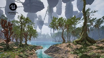 Epic SciFi Jungle Environment in Unreal Engine 5.5 #virtualworld #3dartist #ue5