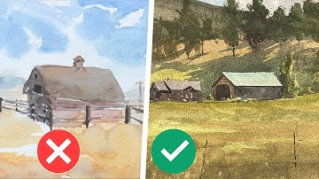 3 Biggest Mistakes Beginners Make in Watercolor