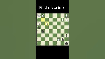 CAN YOU FIND MATE IN 3?? #chess #shorts #challenge #checkmate