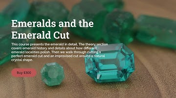 Emeralds and the Emerald Cut - Course Teaser
