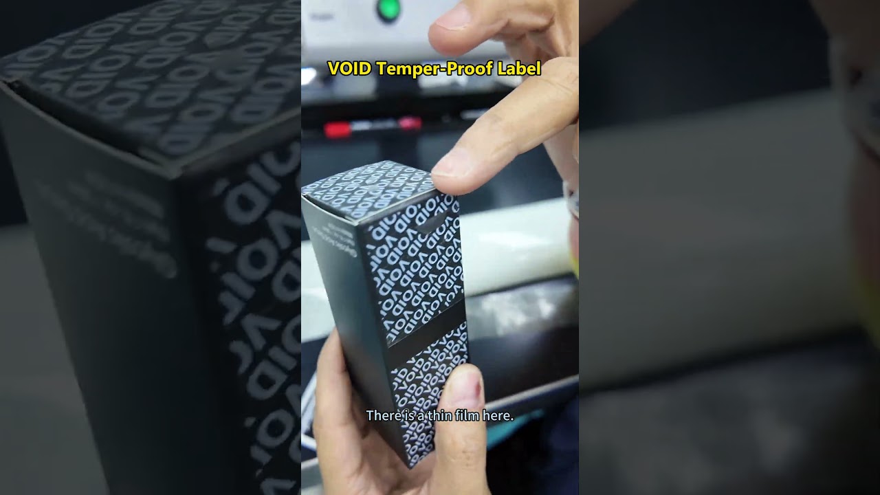 The VOID Anti-Tamper Seal. #customlabel