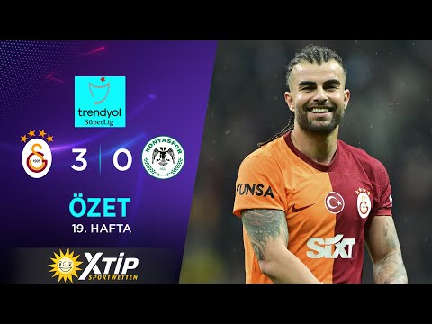 Merkur-Sports | Galatasaray (3-0) T. Konyaspor - Highlights/Özet | Trendyol Süper Lig - 2023/24