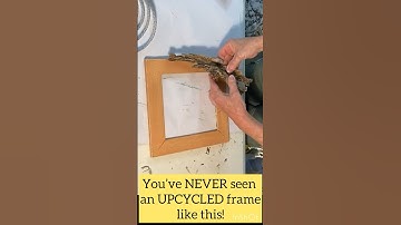 You’ve Never Seen a FRAME Like This! Upcycled Picture Frame #shorts