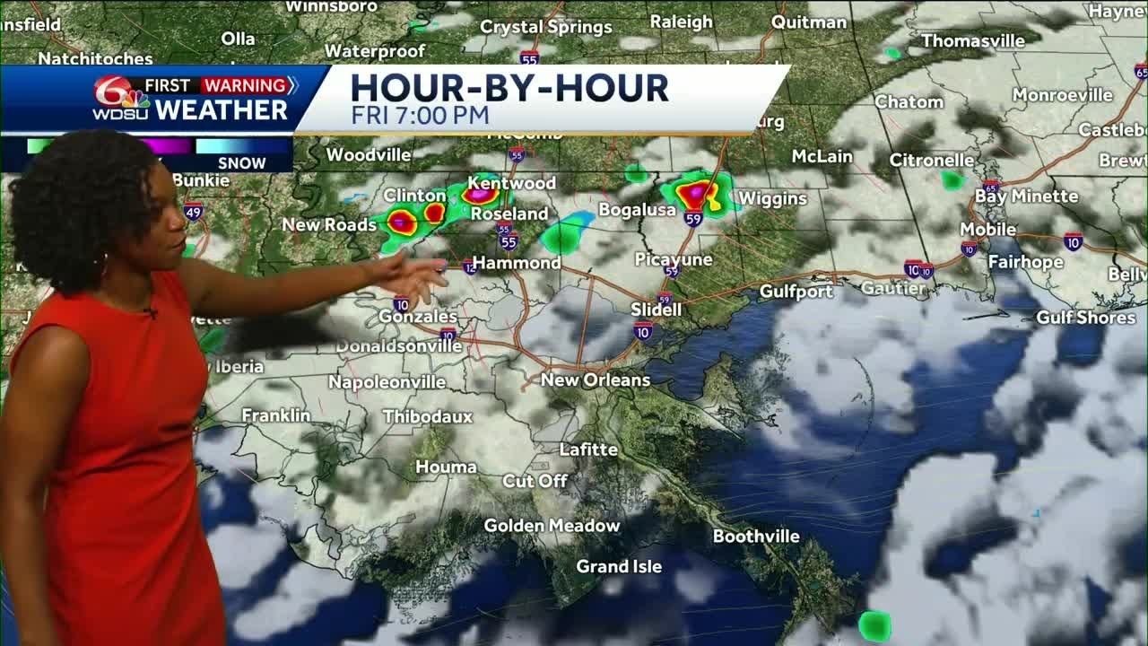 Lower Rain Chances Friday and Saturday in Southeast Louisiana - YouTube