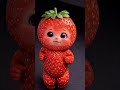 Strawberry Dancing ASMR. #ai #asmr #dance #virqlshorts #trendingshorts