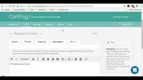 Learn to setup Upsells, Downsells, and Bump offer in your CartFog Product.