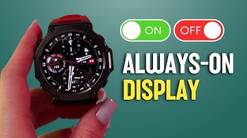Hoe u het Always-On Display op uw Amazfit T-Rex 3 in- of uitschakelt