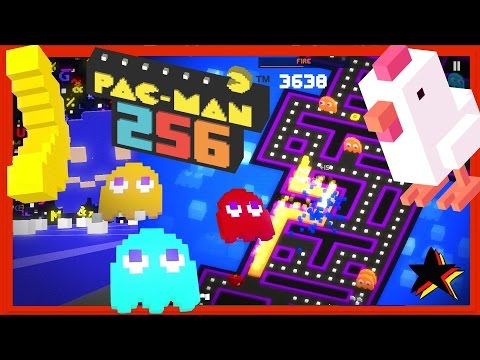 PAC-MAN 256 | CROSSY ROAD meets the Pac-Man Glitch! | iOS Gameplay Review (Android, iPhone)