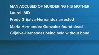 22-year-old charged with killing his mother in Laurel