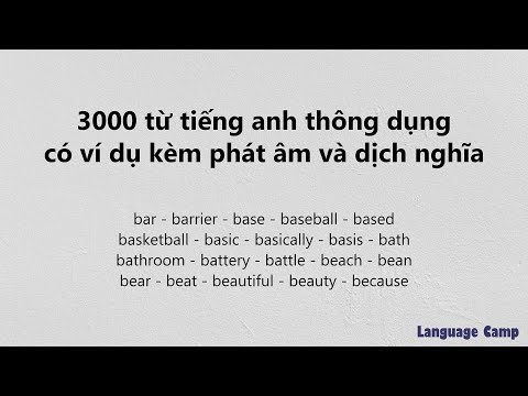 Video 《201 - 220》3000 từ tiếng Anh thông dụng nhất có ví dụ... - YouTube