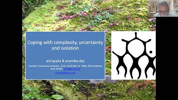 Coping creatively with complexity, uncertainty and isolation Anil Gupta former Prof IIM Ahmedabad