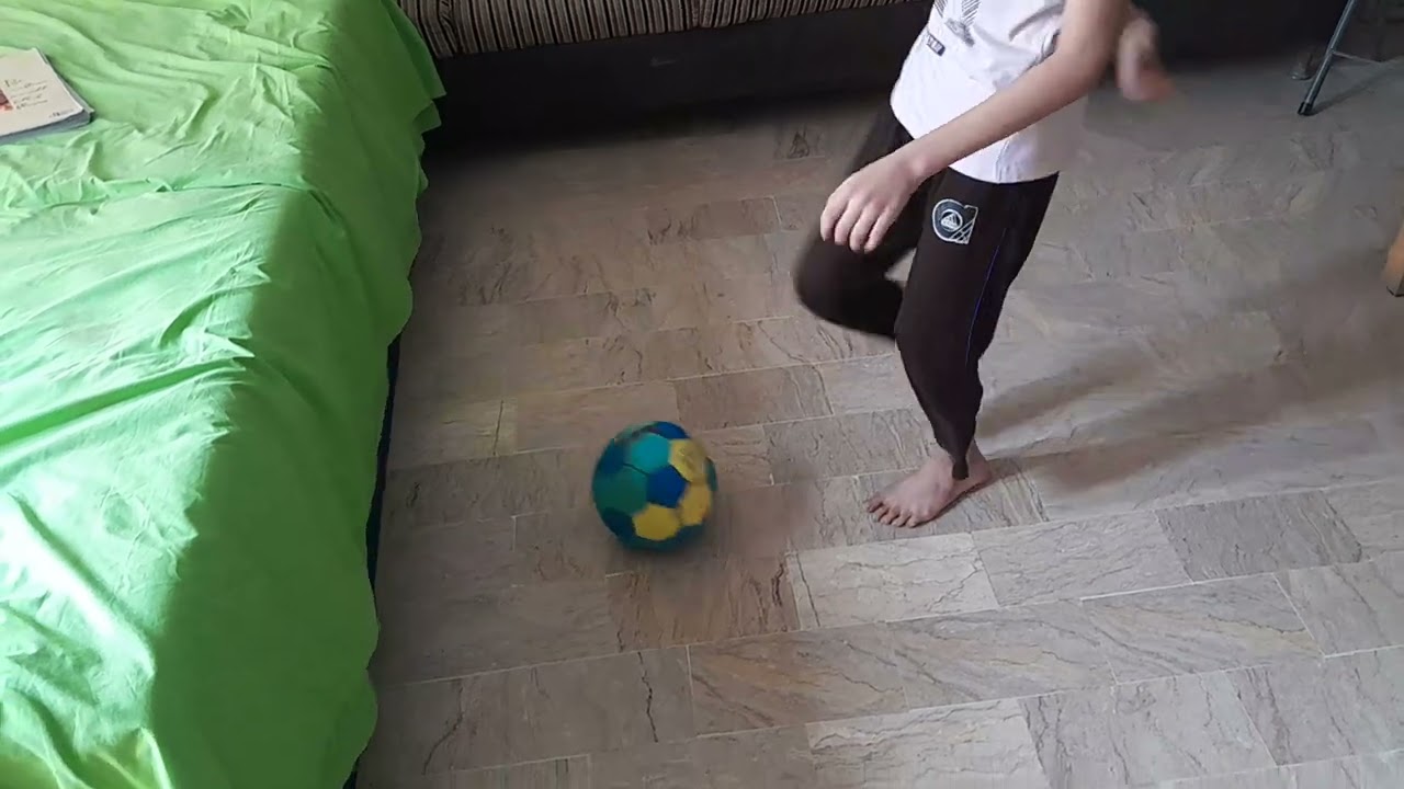 Kids football practise indoors! 