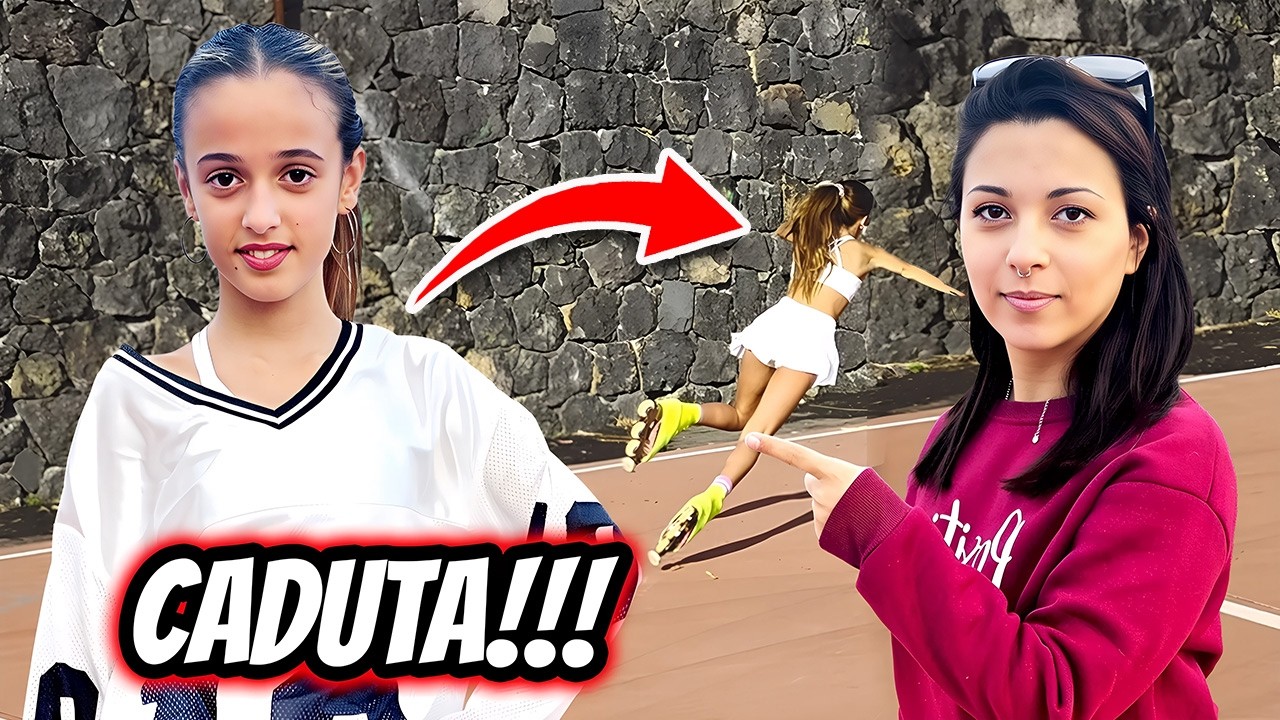 MARTY GRANDE CADE DURANTE UNA LEZIONE PRIVATA DI PATTINAGGIO ARTISTICO!