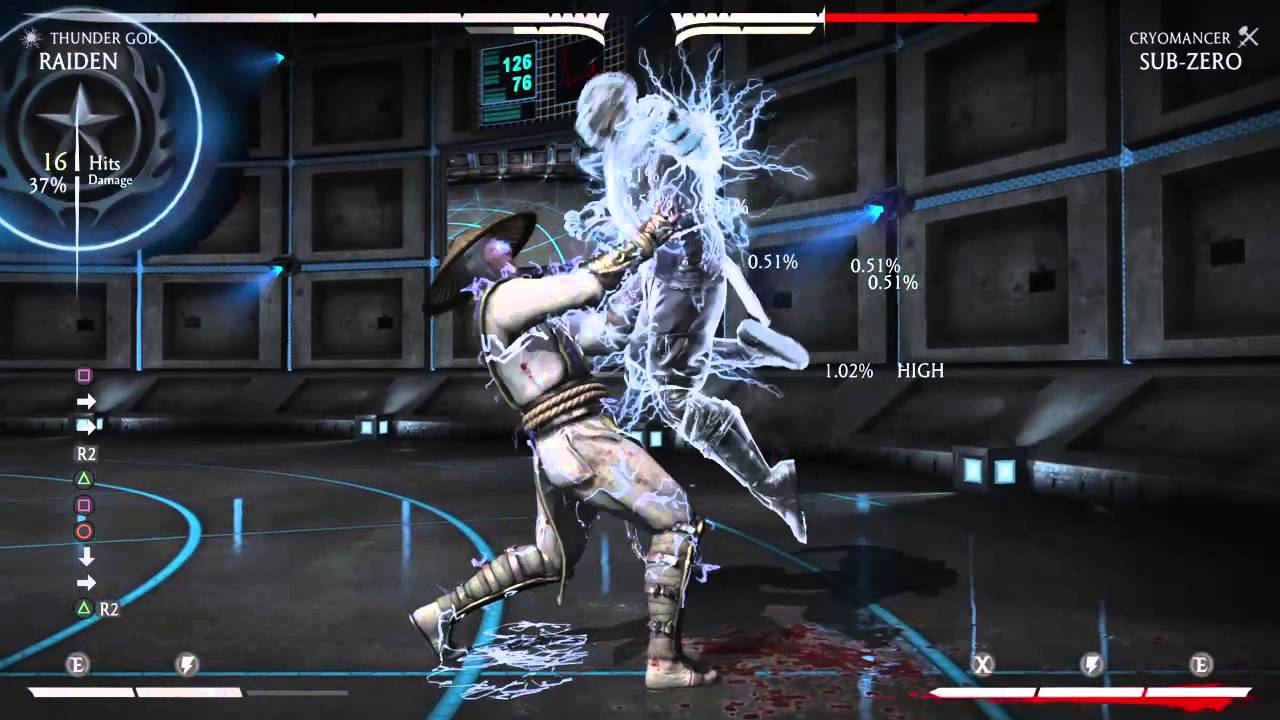 Спецтренировка против сегуна райден. Рейден комбо на ps4. Скин Райден Thunder. Райден удары на плейстейшен.