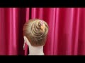 Beautiful New Round Bun Hairstyle || The Hair Affair