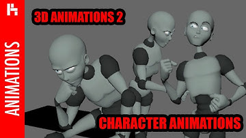 3D Animations 2 Character Playblasts