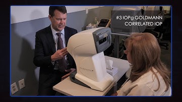 What eye exam test is a predictor for glaucoma progression and what is the Ocular Response Analyzer?
