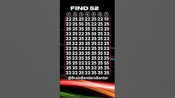 Test Your COGNITIVE Brain Skills With This FAST Number Game! #shorts