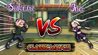 Sakura VS Ino - Bleach Vs Naruto 3.3 (Modded)