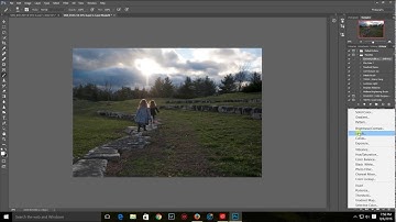 Removing power lines in photoshop