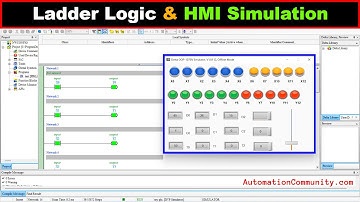 Create Ladder Logic and HMI Simulation - Online PLC Class