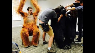 michael sheen being an orangutan for far too long