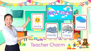 Kinds of Weather for Kids | Clothes on Different Weather | Weather Activity for Kids | Teacher Charm