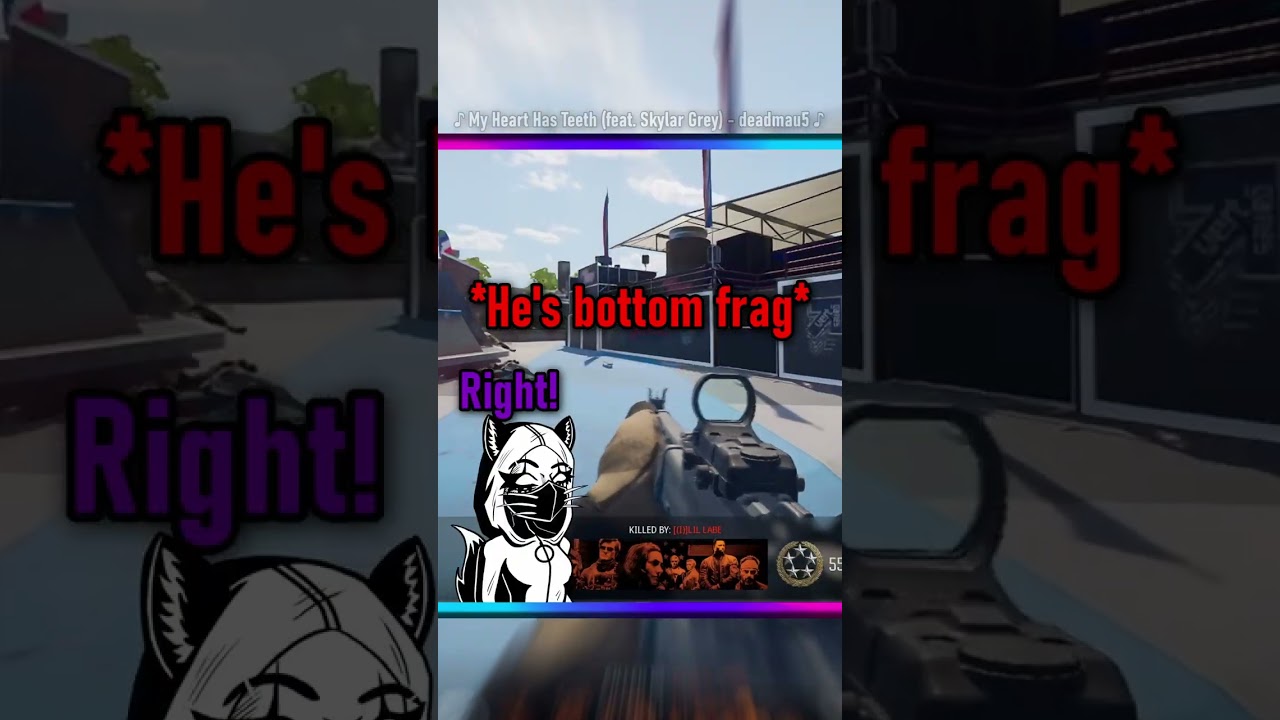 Весь холл высмеивает типичного сексистского игрока CoD; щербина между зубами